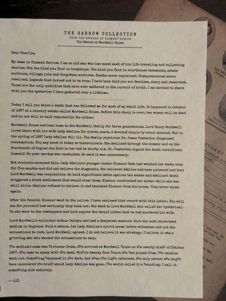 Harrow Letter Preview